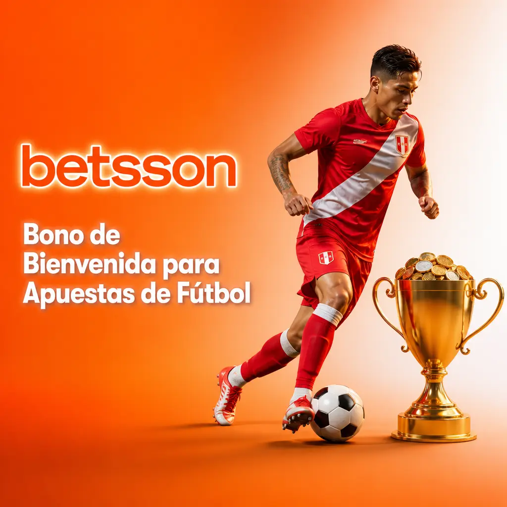 Bono de bienvenida Betsson Perú: apuesta gratis de S/100 más 30 giros gratis para nuevos usuarios en fútbol