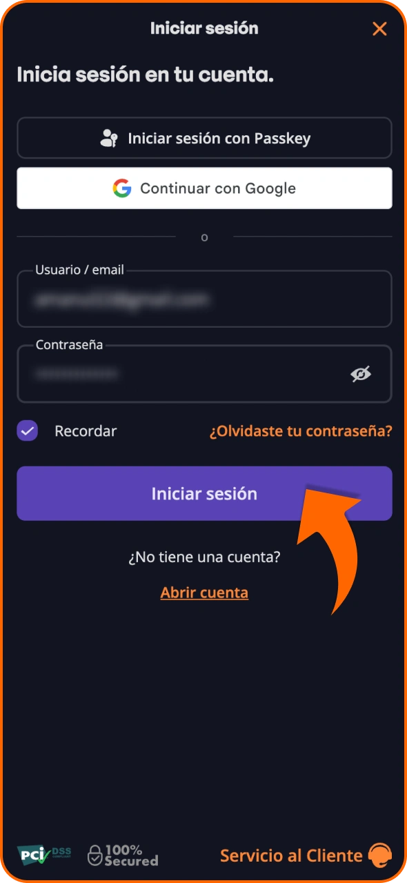 Inicia sesión en tu cuenta de Betsson para apostar en StarCraft II.